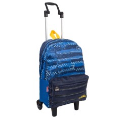 Mochila com Rodinhas Escolar Sestini Hot Wheels 16Y02 G