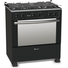 Fogão de Piso Venax 5 Bocas Acendimento Automático Grill Vetrô