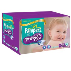Fralda Pampers Premium Care Tamanho XG Hiper 48 Unidades Peso Indicado 12 - 16kg