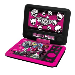 DVD Player Portátil Tela 7" Monster High DVT-P3800 Tectoy