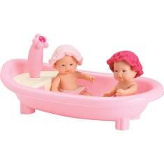Boneca Jensen Micro Bebê Banho Roma Brinquedos