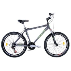 Bicicleta Mountain Bike Houston 21 Marchas Aro 26 Suspensão Dianteira Freio V-Brake Frontier Win
