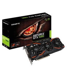 Placa de Video NVIDIA GeForce GTX 1080 8 GB GDDR5X 256 Bits Gigabyte GV-N1080WF3OC-8GD