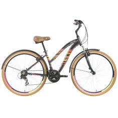 Bicicleta TITO 21 Marchas Aro 700 Suspensão Dianteira Freio V-Brake DownTown Feminina