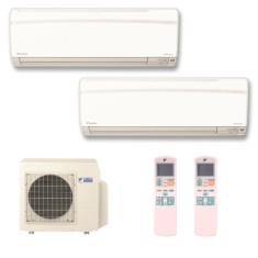Ar Condicionado Multi Split Daikin 18000 BTUs Inverter Controle Remoto Quente/Frio 3MXS52KVM / FTXS25KVW