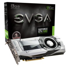 Placa de Video NVIDIA GeForce GTX 1080 8 GB GDDR5X 256 Bits EVGA 08G-P4-6180-KR