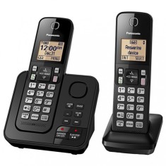Telefone sem Fio Panasonic com 1 Ramal Secretaria Eletrônica KX-TGC362