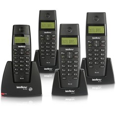 Telefone sem Fio Intelbras com 3 Ramais TS 40 3R