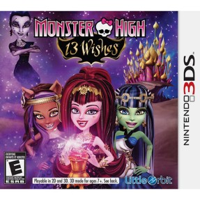 Jogo Monster High: 13 Wishes Majesco Entertainment Nintendo 3DS