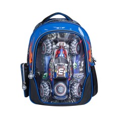 Mochila Escolar Santino Speed Car SCM600302
