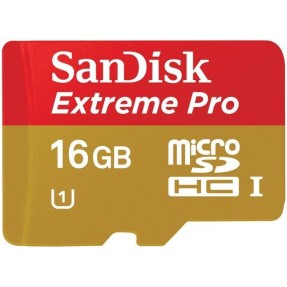 Cartão de Memória Micro SDHC-I SanDisk Extreme Pro 16 GB SDSDQXP-016G