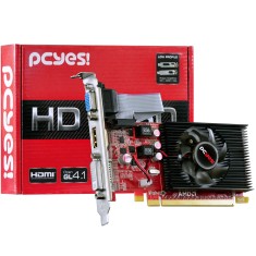 Placa de Video ATI Radeon HD 6450 1 GB DDR3 64 Bits PCYes PS64506401D3LP