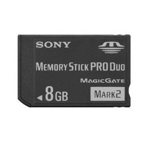 Cartão de Memória Memory Stick PRO Duo Sony 8 GB Mark II
