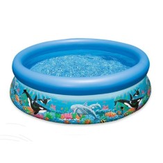 Piscina Inflável 3.900 l Redonda Intex Easy Set Oceano