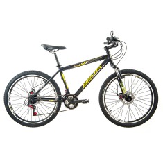 Bicicleta Mountain Bike Houston 21 Marchas Aro 26 Suspensão Dianteira Freio a Disco Mercury HT 2.6
