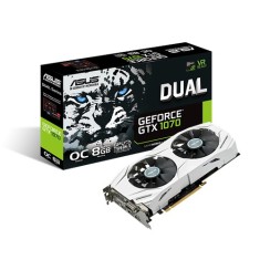 Placa de Video NVIDIA GeForce GTX 1070 8 GB GDDR5 256 Bits Asus DUAL-GTX1070-O8G