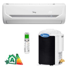 Ar Condicionado Split Hi Wall Midea Liva 12000 BTUs Controle Remoto Quente/Frio 42MFQA12M5 / 38KQN12M5