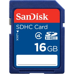 Cartão de Memória SDHC SanDisk 16 GB SDSDB-016G