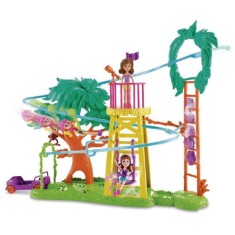 Boneca Polly Surpresa Safári Tirolesa Mattel