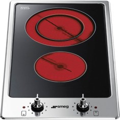 Cooktop Smeg 2 Bocas Acendimento Automático Acabamento Inox PGF32C