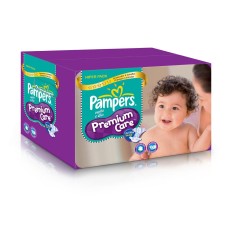 Fralda Pampers Premium Care Tamanho G Hiper 60 Unidades Peso Indicado 9 - 14kg