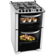 Fogão de Piso Electrolux Celebrate 4 Bocas Acendimento Automático com Forno Duplo 56DM