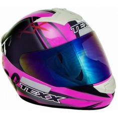 Capacete Texx Bravo Assert Fechado Viseira Antirrisco