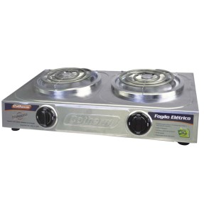 Fogão de Mesa Cotherm 2 Bocas Acendimento Automático Acabamento Inox Safira