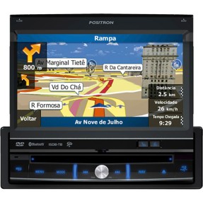 DVD Player Automotivo Pósitron 7 " SP6900 AV