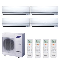 Ar Condicionado Multi Split Samsung 34100 BTUs Inverter Controle Remoto Quente/Frio MH035FNBA / RJ100F5HXBA