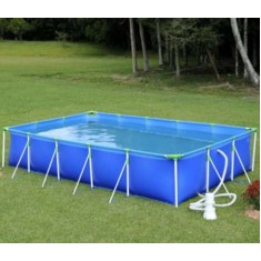 Piscina de Armação 7.600 l Retangular Mor Premium 1026 com Filtro