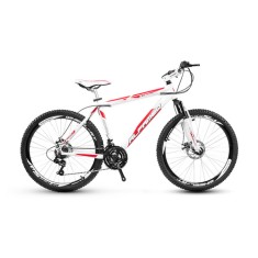 Bicicleta Mountain Bike Alfameq 21 Marchas Aro 26 Suspensão Dianteira Freio a Disco Stroll