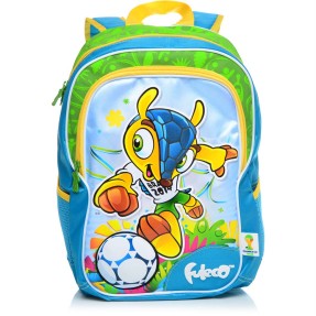 Mochila Escolar Sestini Fuleco 18 Litros Copa do Mundo 14Y G 63070