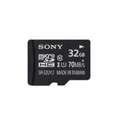 Cartão de Memória Micro SDHC com Adaptador Sony 32 GB SR-32UY2A