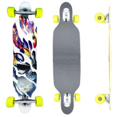 Skate Longboard - Vitsports Drop Thru Skull