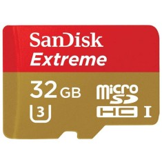 Cartão de Memória Micro SDHC com Adaptador SanDisk Extreme 32 GB SDSQXNE-032G
