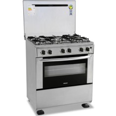 Fogão de Piso Venax 5 Bocas Acendimento Automático Acabamento Inox Gaudi Vivace