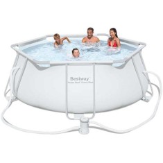 Piscina de Armação 6.970 l Polígono Bestway Luxo Frame Pool com Filtro