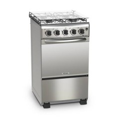 Fogão de Piso Venax Picasso 4 Bocas Acendimento Automático Acabamento Inox