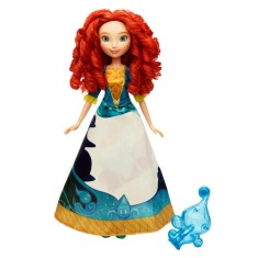 Boneca Princesas Disney Vestido Mágico Merida Hasbro