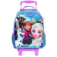 Mochila com Rodinhas Escolar Dermiwil Disney Frozen G 37123
