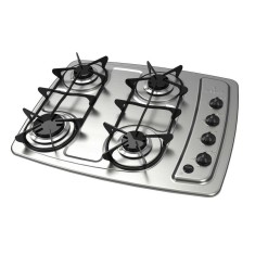 Cooktop Venax 4 Bocas Acendimento Automático Acabamento Inox Cookinox