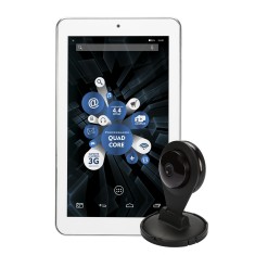 Tablet DL Eletrônicos 8GB LCD 7" Android 4.4 (Kit Kat) TabCam
