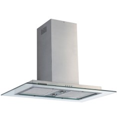 Coifa Ilha Tramontina 90 cm Vetro Isla Flat 90 Inox