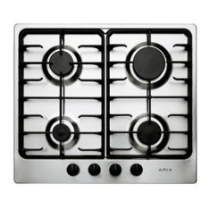Cooktop Arix 4 Bocas Acendimento Automático Acabamento Inox FS6XG