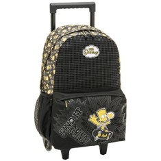 Mochila com Rodinhas Escolar Pacific Os Simpsons Bart Skate 940F01
