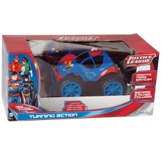 Carrinho de Controle Remoto Candide Turnig Action Liga da Justiça