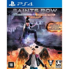 Jogo Saints Row IV Re-elected + Gat Out of Hell PS4 Deep Silver