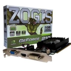 Placa de Video NVIDIA GeForce 210 1 GB DDR3 64 Bits Zogis ZO210-1GD3HP