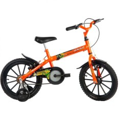 Bicicleta Track & Bikes Dino Aro 16 Freio V-Brake Dino Neon